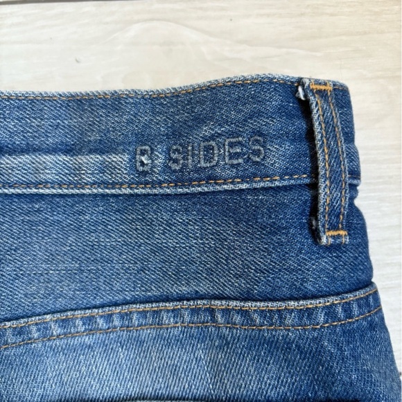 B SIDES Blue Wide Leg Jeans Claude Lasso Barrel 29 - Picture 8 of 11